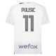 AC Milan Fodboldtrøjer 2023-24 Christian Pulisic #11 Udebanetrøje Mænd