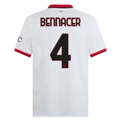 AC Milan Fodboldtrøjer 2024-25 Bennacer #4 Udebanetrøje Mænd