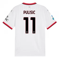 AC Milan Fodboldtrøjer 2024-25 Christian Pulisic #11 Udebanetrøje Mænd