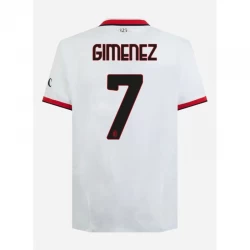 AC Milan Fodboldtrøjer 2024-25 Gimenez #7 Udebanetrøje Mænd