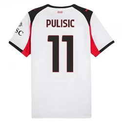 AC Milan Fodboldtrøjer 2025-26 Christian Pulisic #11 Udebanetrøje Mænd