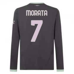 AC Milan Fodboldtrøjer Alvaro Morata #7 2024-25 Tredjetrøje Mænd Lange Ærmer