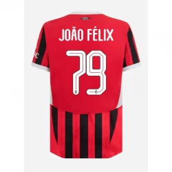 AC Milan Joao Felix #79 Fodboldtrøjer 2024-25 UCL Hjemmebanetrøje Mænd