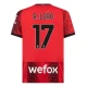 AC Milan Rafael Leão #17 Fodboldtrøjer 2023-24 Hjemmebanetrøje Mænd
