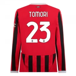AC Milan Tomori #23 Fodboldtrøjer 2024-25 Hjemmebanetrøje Mænd Lange Ærmer