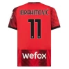 AC Milan Zlatan Ibrahimović #11 Fodboldtrøjer 2023-24 Hjemmebanetrøje Mænd