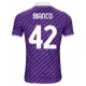 ACF Fiorentina Bianco #42 Fodboldtrøjer 2023-24 Hjemmebanetrøje Mænd