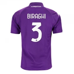 ACF Fiorentina Biraghi #3 Fodboldtrøjer 2024-25 Hjemmebanetrøje Mænd