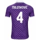 ACF Fiorentina Milenkovic #4 Fodboldtrøjer 2023-24 Hjemmebanetrøje Mænd