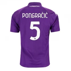 ACF Fiorentina Pongracic #5 Fodboldtrøjer 2024-25 Hjemmebanetrøje Mænd