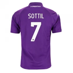 ACF Fiorentina Sottil #7 Fodboldtrøjer 2024-25 Hjemmebanetrøje Mænd