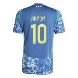 AFC Ajax Amsterdam Fodboldtrøjer 2024-25 Akpom #10 Udebanetrøje Mænd