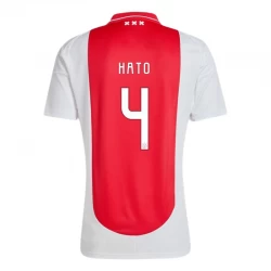 AFC Ajax Amsterdam Hato #4 Fodboldtrøjer 2024-25 Hjemmebanetrøje Mænd