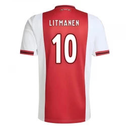 AFC Ajax Amsterdam Litmanen #10 Fodboldtrøjer 2025-26 Hjemmebanetrøje Mænd