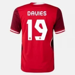 Alphonso Davies #19 Canada Fodboldtrøjer Copa America 2024 Hjemmebanetrøje Mænd