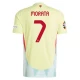 Alvaro Morata #7 Spanien Fodboldtrøjer EM 2024 Udebanetrøje Mænd