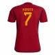 Alvaro Morata #7 Spanien Fodboldtrøjer VM 2022 Hjemmebanetrøje Mænd
