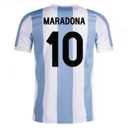 Argentina Diego Maradona #10 Fodboldtrøjer 2024 50th Anniversary Hjemmebanetrøje Mænd