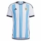 Lionel Messi #10 Argentina Fodboldtrøjer VM 2022 Hjemmebanetrøje Mænd