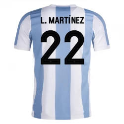 Argentina L. Martinez #22 Fodboldtrøjer 2024 50th Anniversary Hjemmebanetrøje Mænd