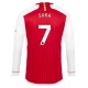 Arsenal FC Bukayo Saka #7 Fodboldtrøjer 2023-24 Hjemmebanetrøje Mænd Lange Ærmer