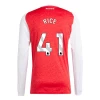 Arsenal FC Declan Rice #41 Fodboldtrøjer 2025-26 Hjemmebanetrøje Mænd Lange Ærmer