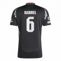 Arsenal FC Fodboldtrøjer 2024-25 UCL Gabriel Magalhães #6 Udebanetrøje Mænd