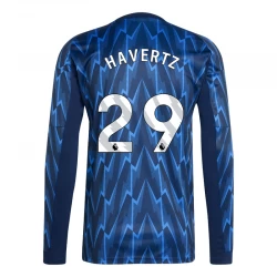 Arsenal FC Fodboldtrøjer 2025-26 Kai Havertz #29 Udebanetrøje Mænd Lange Ærmer