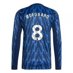 Arsenal FC Fodboldtrøjer 2025-26 Odegaard #8 Udebanetrøje Mænd Lange Ærmer