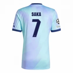 Arsenal FC Fodboldtrøjer Bukayo Saka #7 2024-25 UCL Tredjetrøje Mænd