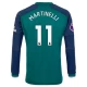 Arsenal FC Fodboldtrøjer Martinelli #11 2023-24 Tredjetrøje Mænd Lange Ærmer
