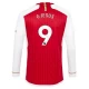 Arsenal FC Gabriel Jesus #9 Fodboldtrøjer 2023-24 Hjemmebanetrøje Mænd Lange Ærmer