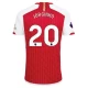 Arsenal FC Jorginho #20 Fodboldtrøjer 2023-24 Hjemmebanetrøje Mænd