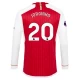 Arsenal FC Jorginho #20 Fodboldtrøjer 2023-24 Hjemmebanetrøje Mænd Lange Ærmer