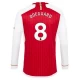 Arsenal FC Martin Ødegaard #8 Fodboldtrøjer 2023-24 Hjemmebanetrøje Mænd Lange Ærmer