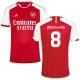 Arsenal FC Martin Ødegaard #8 Fodboldtrøjer 2023-24 UCL Hjemmebanetrøje Mænd