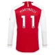 Arsenal FC Martinelli #11 Fodboldtrøjer 2023-24 Hjemmebanetrøje Mænd Lange Ærmer