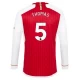 Arsenal FC Thomas #5 Fodboldtrøjer 2023-24 Hjemmebanetrøje Mænd Lange Ærmer