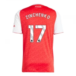 Arsenal FC Zinchenko #17 Fodboldtrøjer 2025-26 Hjemmebanetrøje Mænd