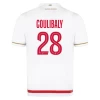 AS Monaco Coulibaly #28 Fodboldtrøjer 2025-26 Hjemmebanetrøje Mænd