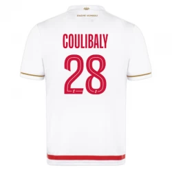 AS Monaco Coulibaly #28 Fodboldtrøjer 2025-26 Hjemmebanetrøje Mænd