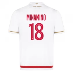 AS Monaco Minamino #18 Fodboldtrøjer 2025-26 Hjemmebanetrøje Mænd