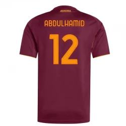 AS Roma Abdulhamid #12 Fodboldtrøjer 2025-26 Hjemmebanetrøje Mænd
