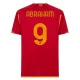 AS Roma Abraham #9 Fodboldtrøjer 2023-24 Hjemmebanetrøje Mænd