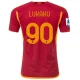 AS Roma El Lukaku #90 Fodboldtrøjer 2023-24 Hjemmebanetrøje Mænd