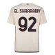 AS Roma Fodboldtrøjer 2023-24 El Shaarawy #92 Udebanetrøje Mænd