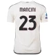 AS Roma Fodboldtrøjer 2023-24 Mancini #23 Udebanetrøje Mænd