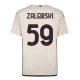 AS Roma Fodboldtrøjer 2023-24 Zalewski #59 Udebanetrøje Mænd