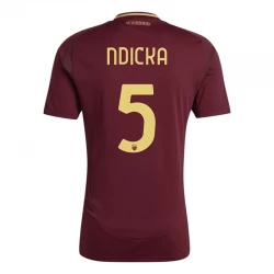 AS Roma Ndicka #5 Fodboldtrøjer 2024-25 Hjemmebanetrøje Mænd