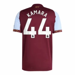 Aston Villa Kamara #44 Fodboldtrøjer 2025-26 Hjemmebanetrøje Mænd